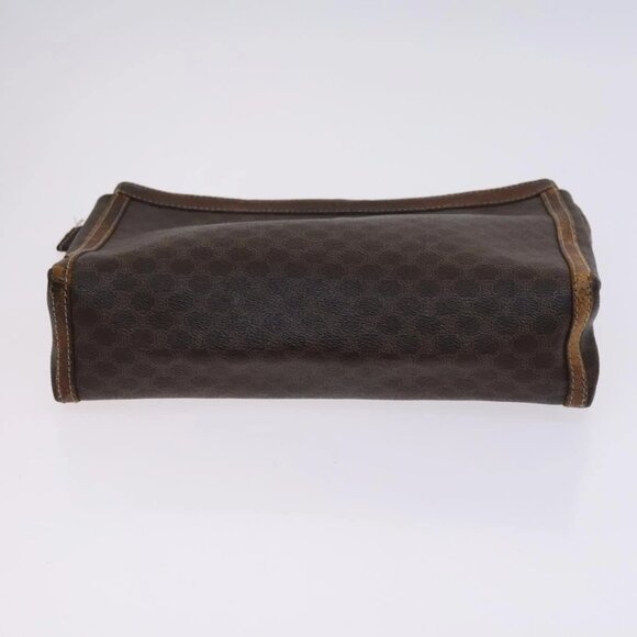 CELINE Macadam Canvas Shoulder Bag PVC Leather 2Set Brown Auth bs23540 - Picture 13 of 16